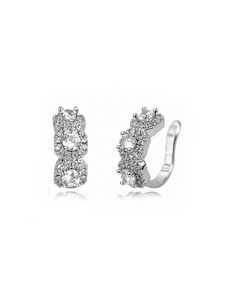 Fashion Black White Magnetic Ear Cuffs for Men & Women