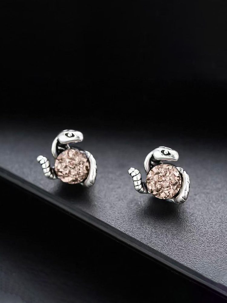 Fashion Snake Shape Magnetic Earrings Summer Style