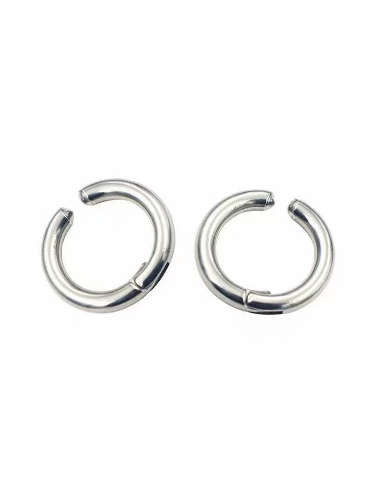Fish Eye Mini 20mm Hoops Earrings Stainless Steel Earrings Women Man