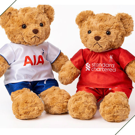 Football-Themed Plush Bear Toy – Soft Stuffed Animal Doll for Sports Fans