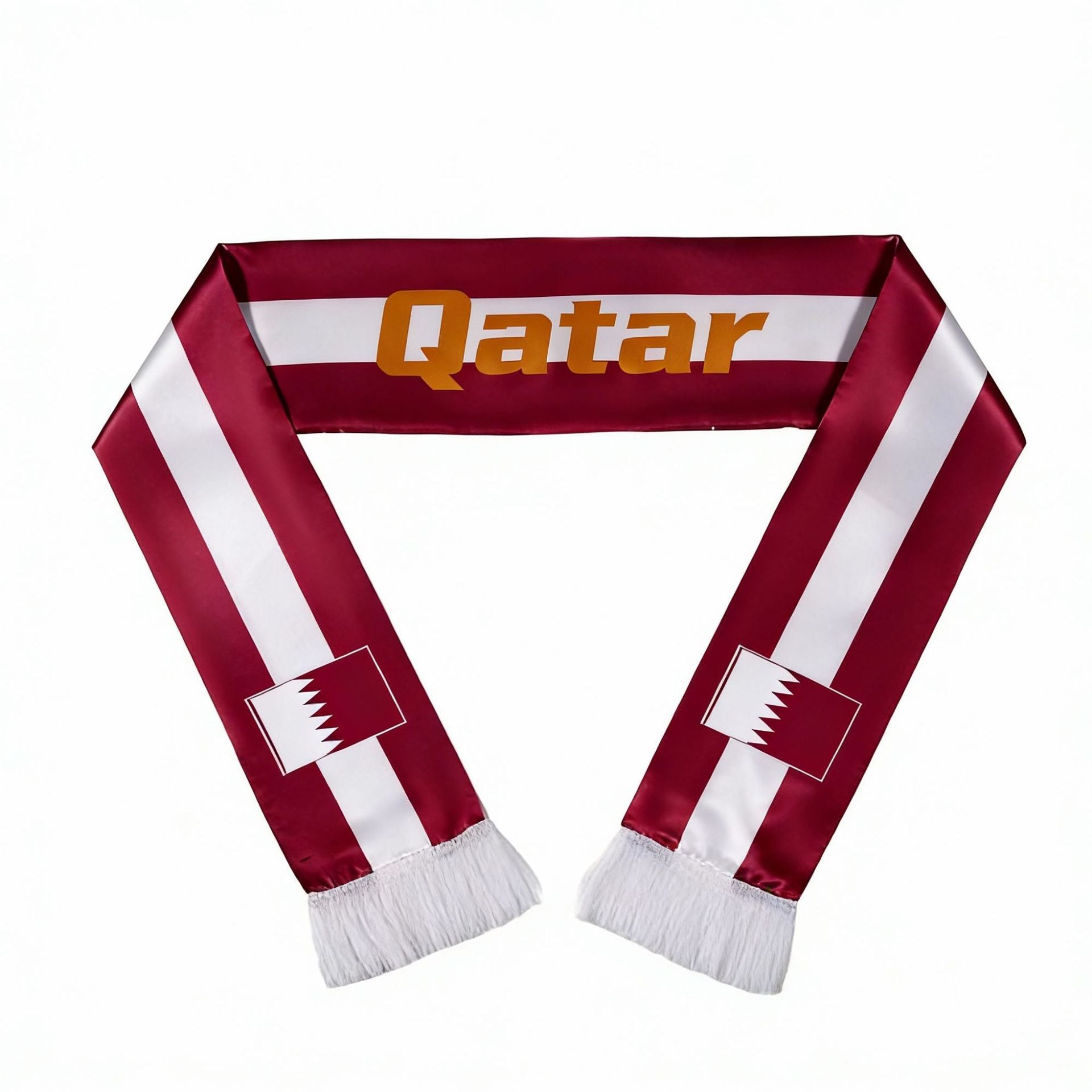 Football Fan Scarf - Polyester Supporter Scarf for Sports Events and Fan Celebrations