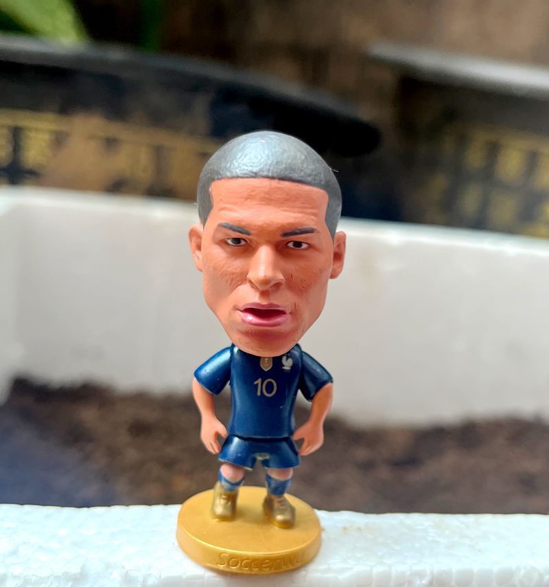 Football Star Figurine Set – Spain Argentina Brazil Soccer Player Collectible Dolls, Football Fan Gift Action Figure Model
