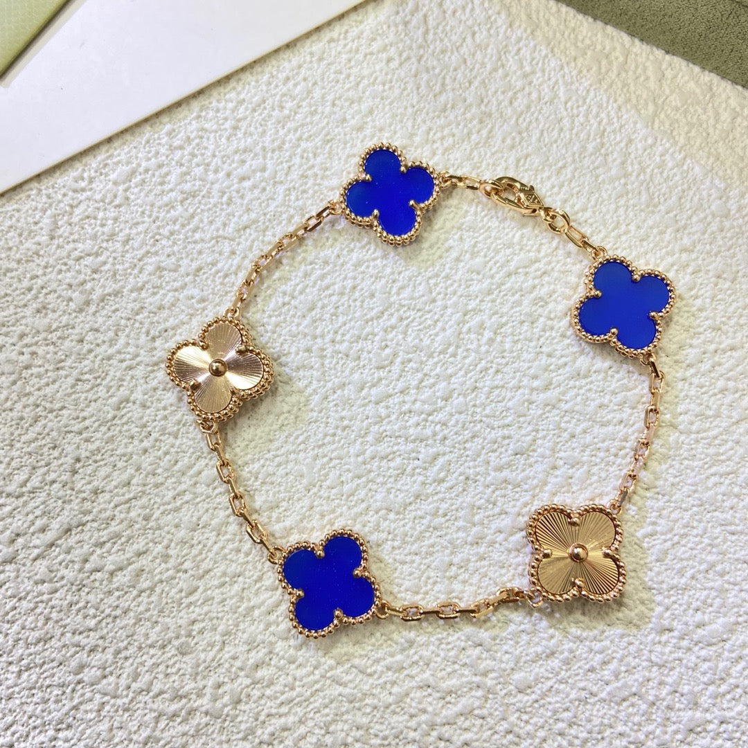 Vintage Authentic Gold-Tone Turn-Lock Bracelet