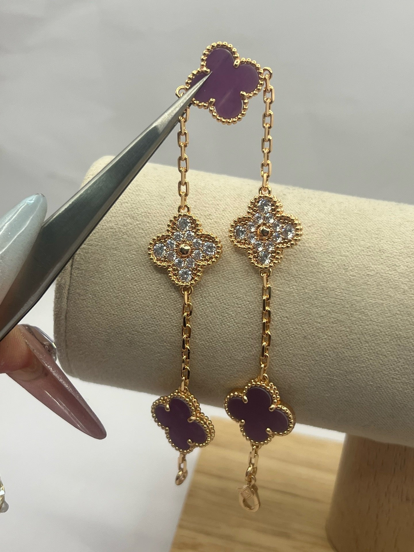 Vintage Authentic Gold-Tone Turn-Lock Bracelet