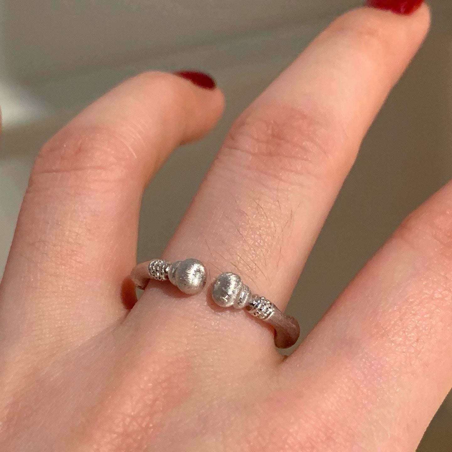 Vintage Authentic Gold-Tone Turn-Lock Ring