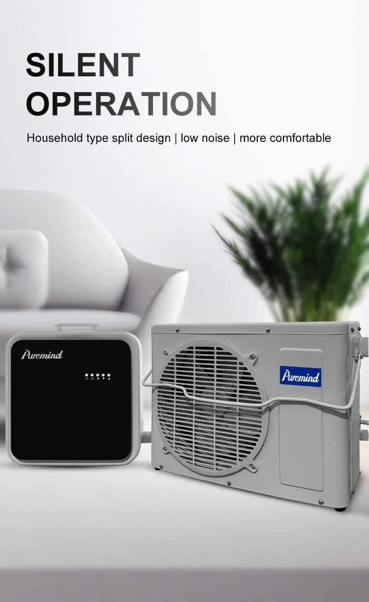 Climatiseur Split Portable Détachable (Petit 1 CV) | Pour VR, Extérieur & Maison | Ultra-Silencieux