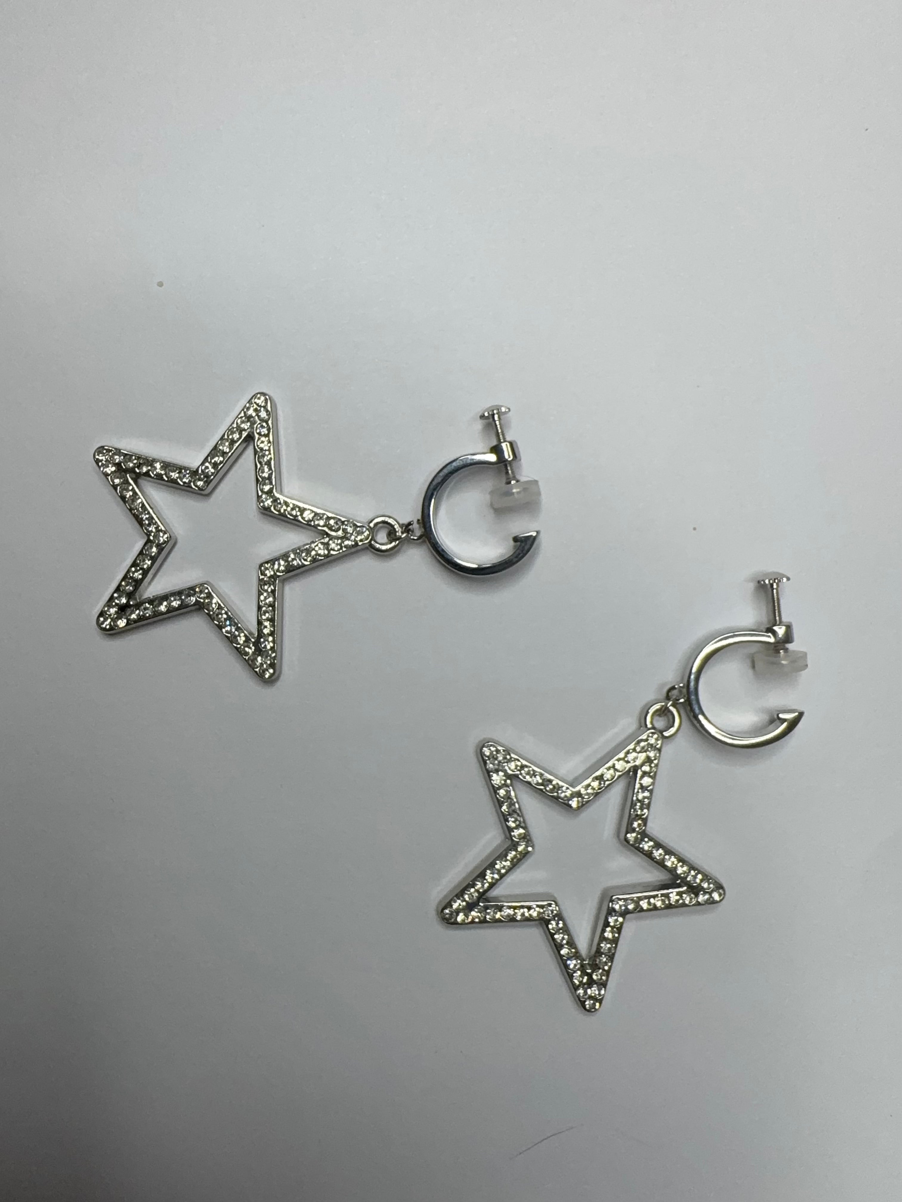 Star Comfortable Clip-On Earrings Ear Clips
