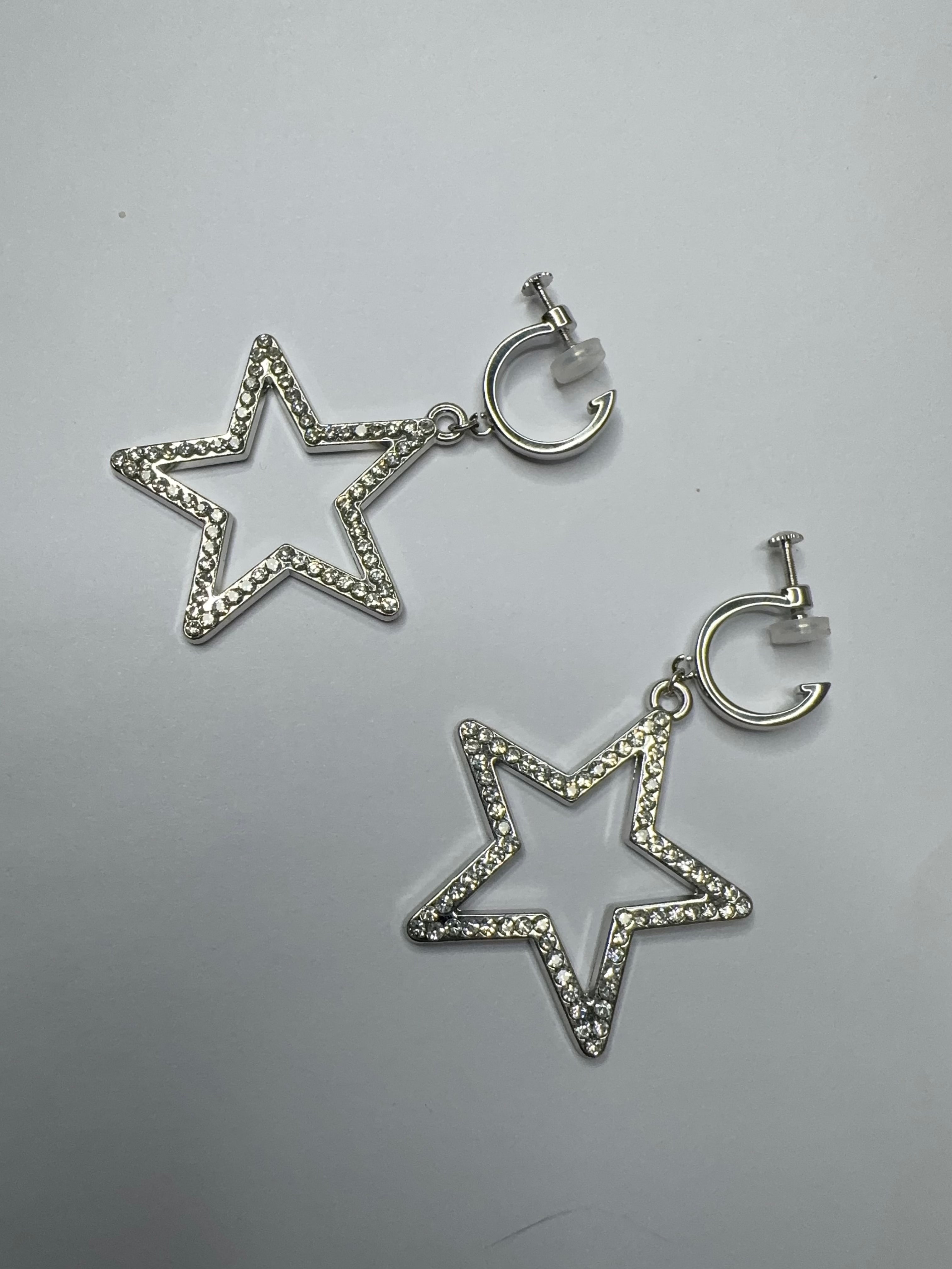 Star Comfortable Clip-On Earrings Ear Clips