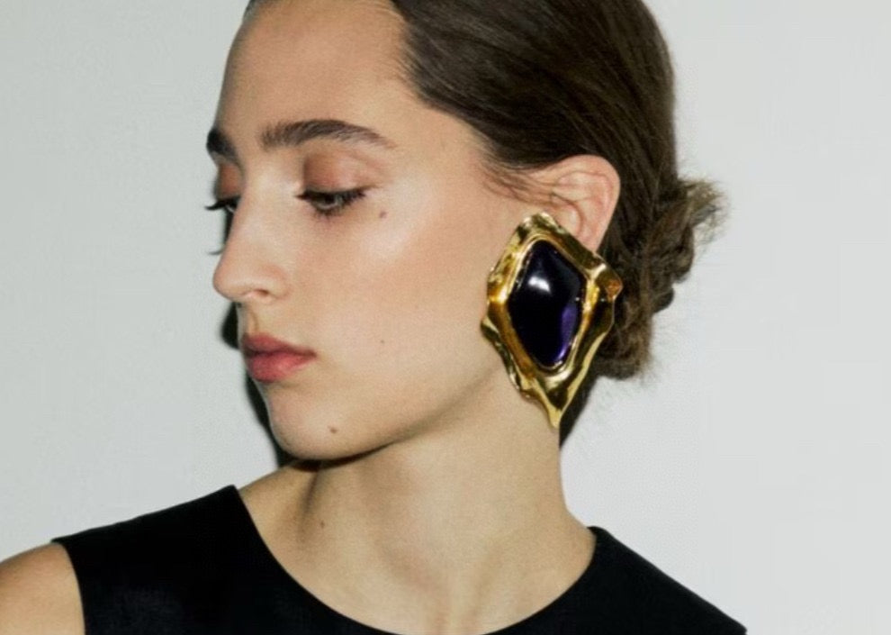 Vintage Earring Big Clip on