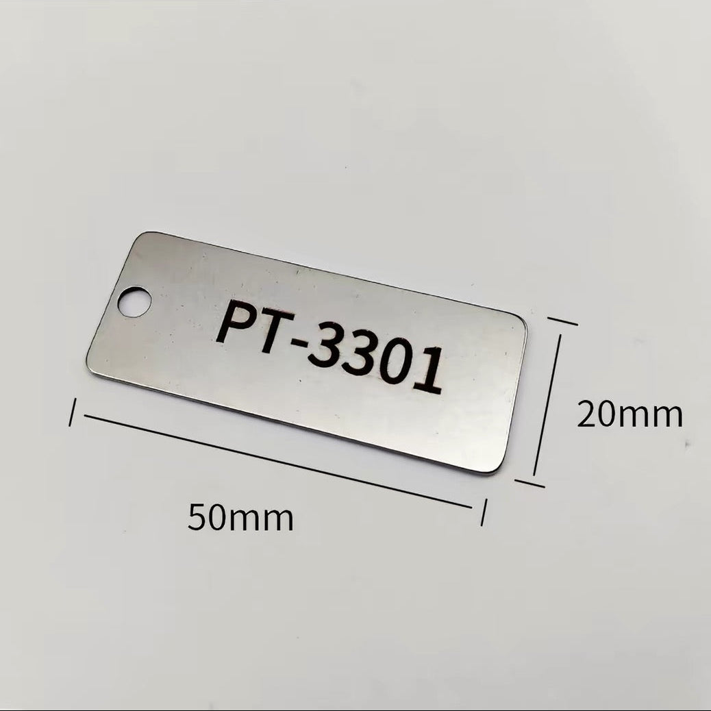 Custom Stainless Steel House Number Plaque