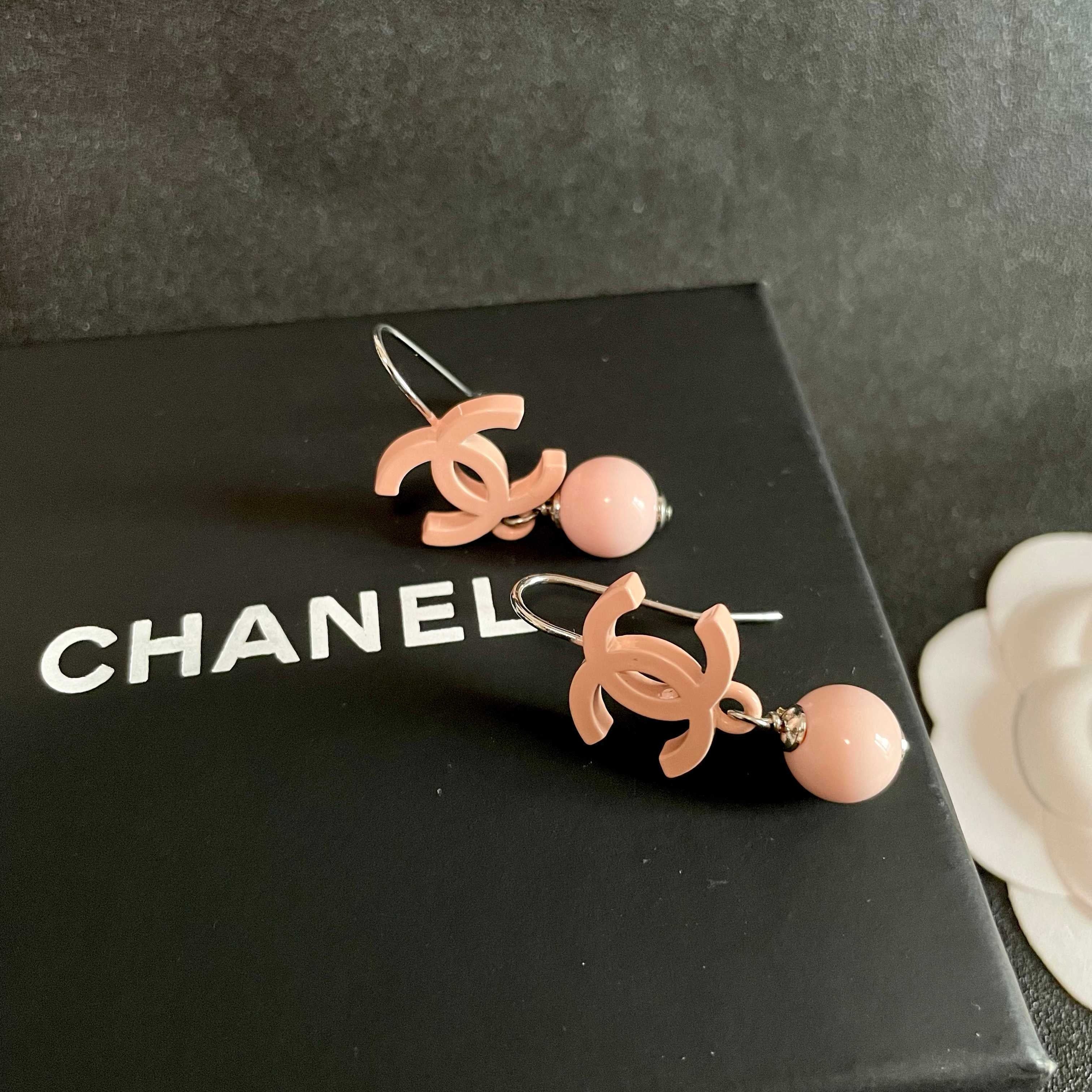 Vintage Authentic Gold-Tone Turn-Lock Earrings