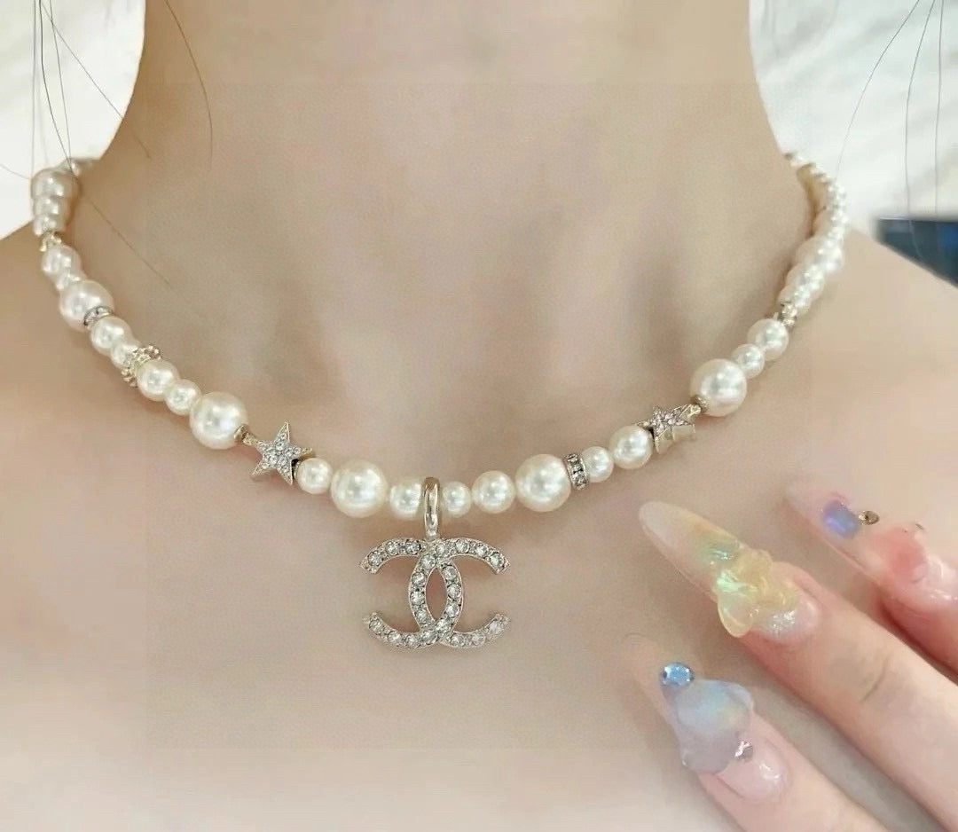 Vintage Authentic Gold-Tone Turn-Lock Necklace