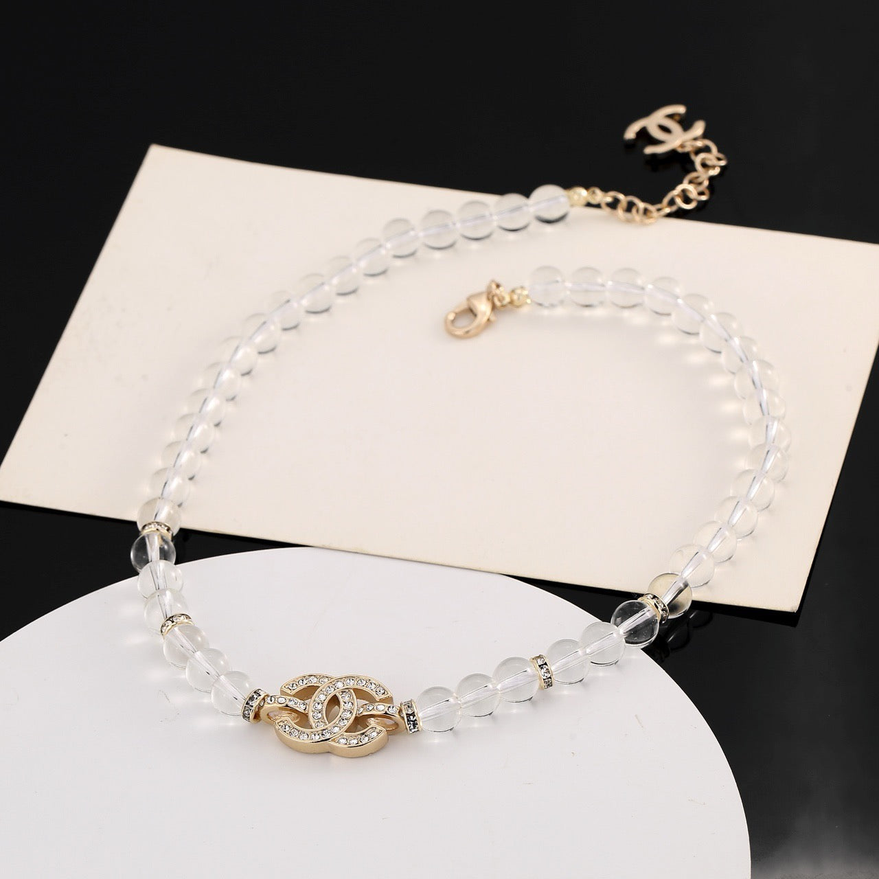 Vintage Authentic Gold-Tone Turn-Lock Necklace