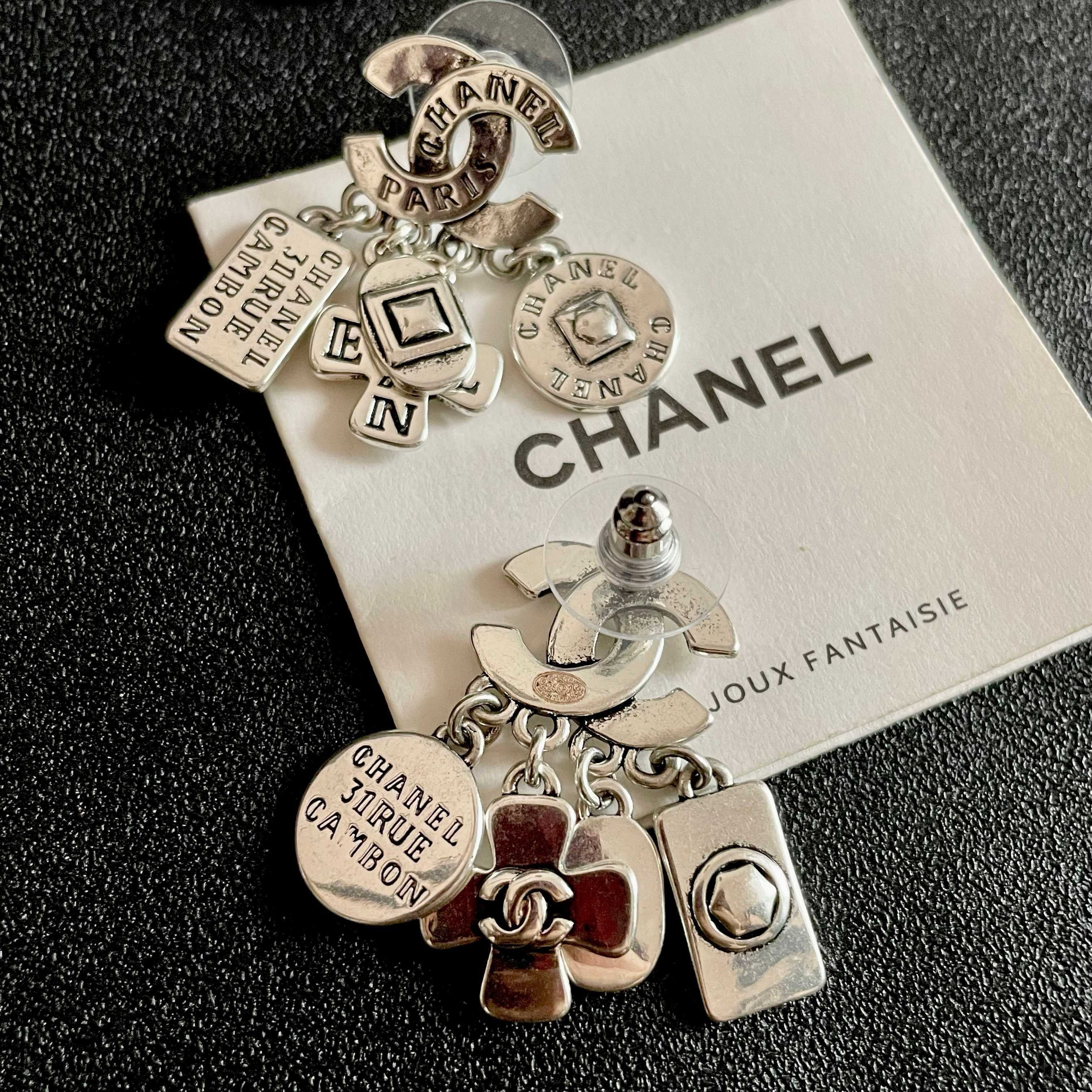 Vintage Authentic Gold-Tone Turn-Lock Earrings