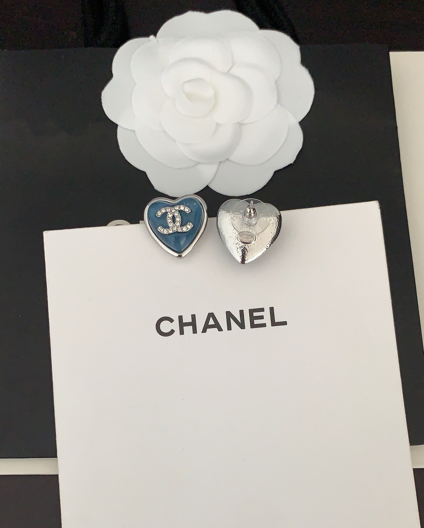 Vintage Authentic Chanel Gold-Tone Turn-Lock Earrings