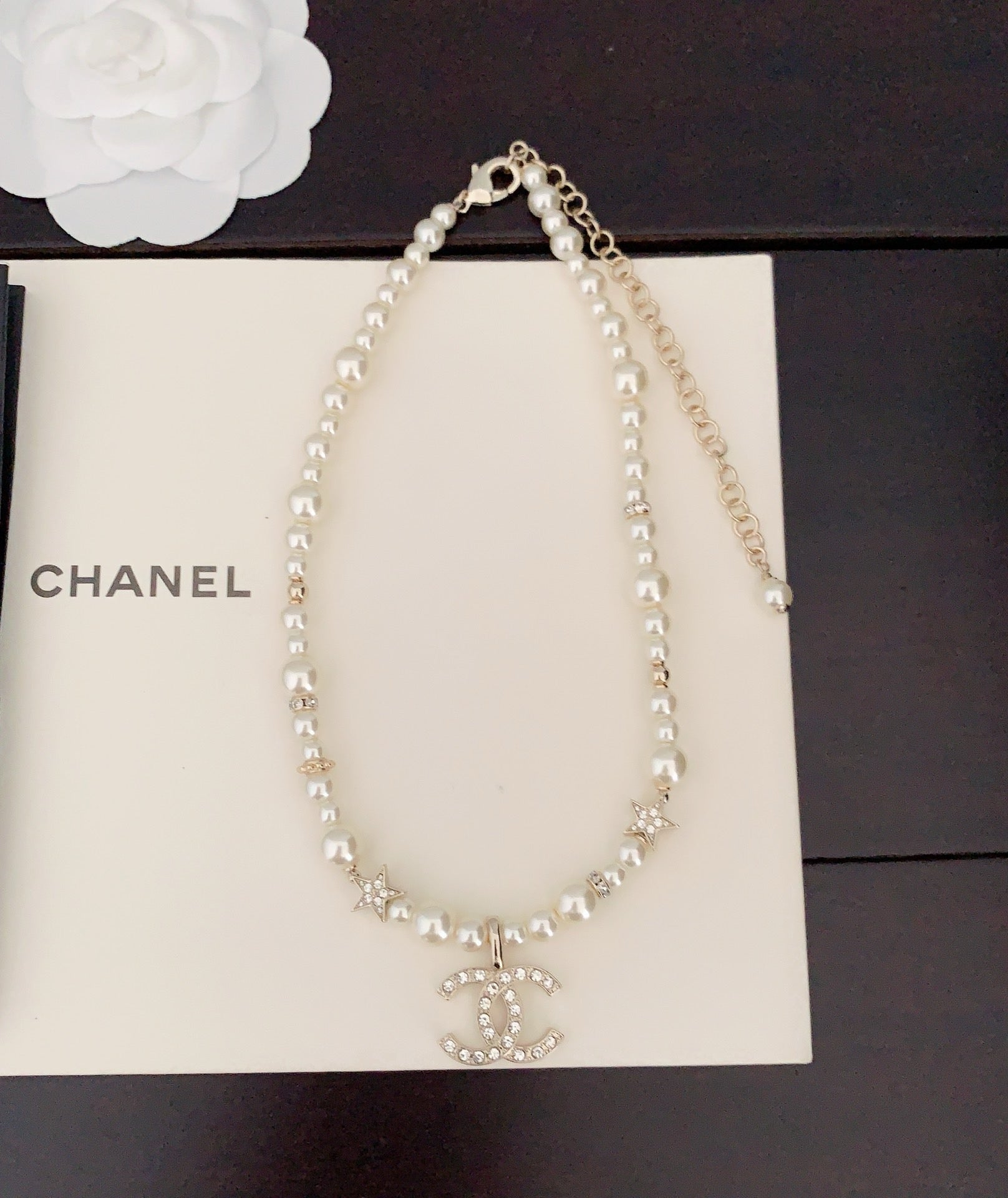 Vintage Authentic Chanel Gold-Tone Turn-Lock Necklace