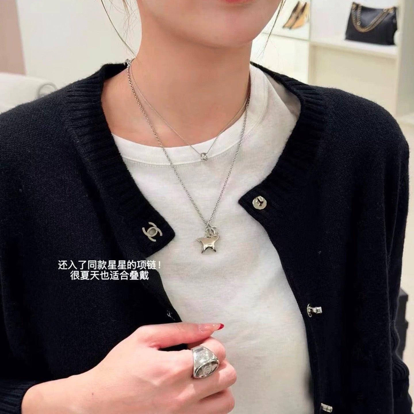 Vintage Authentic Gold-Tone Turn-Lock Necklace