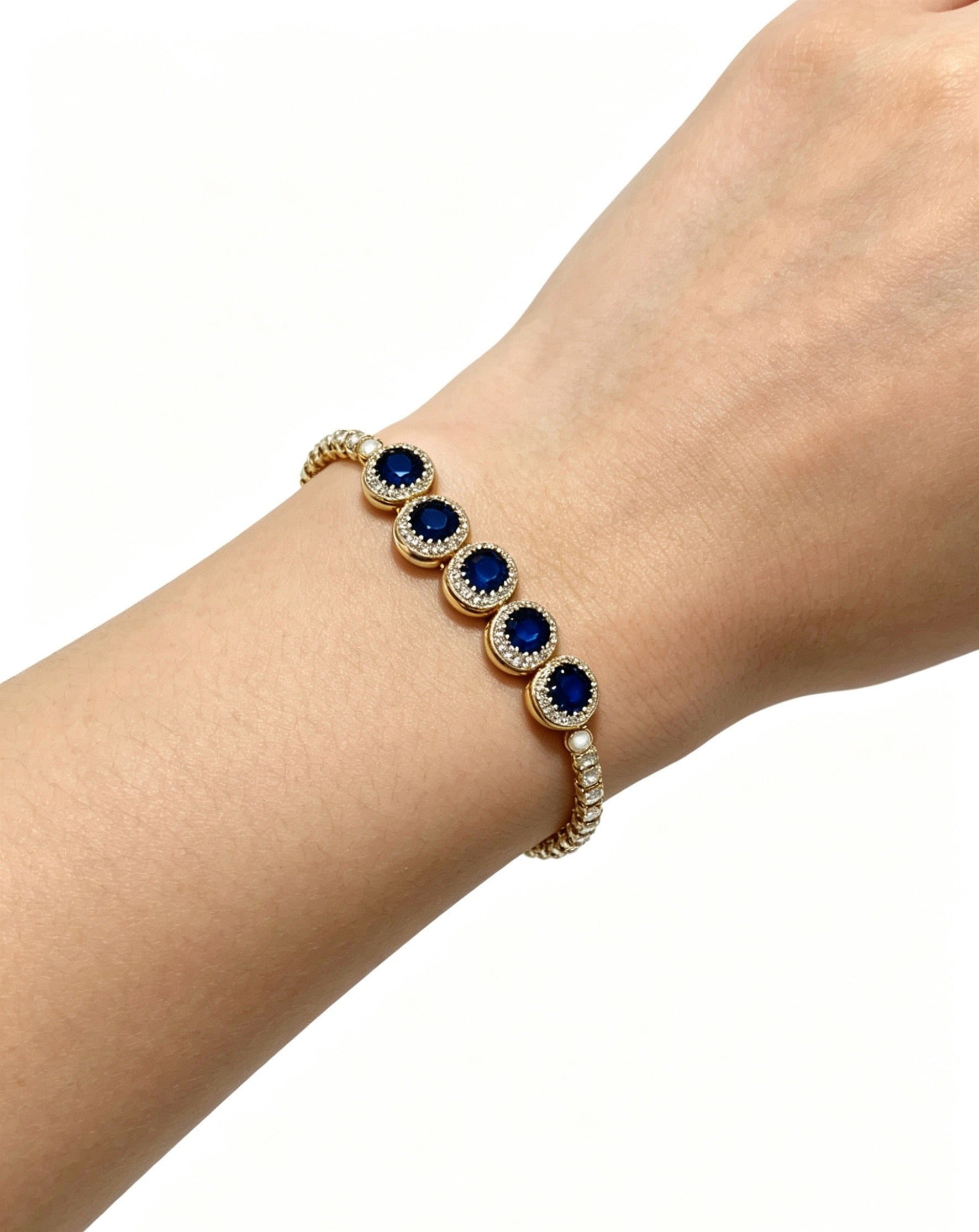 Vintage Authentic Gold-Tone Turn-Lock Bracelet