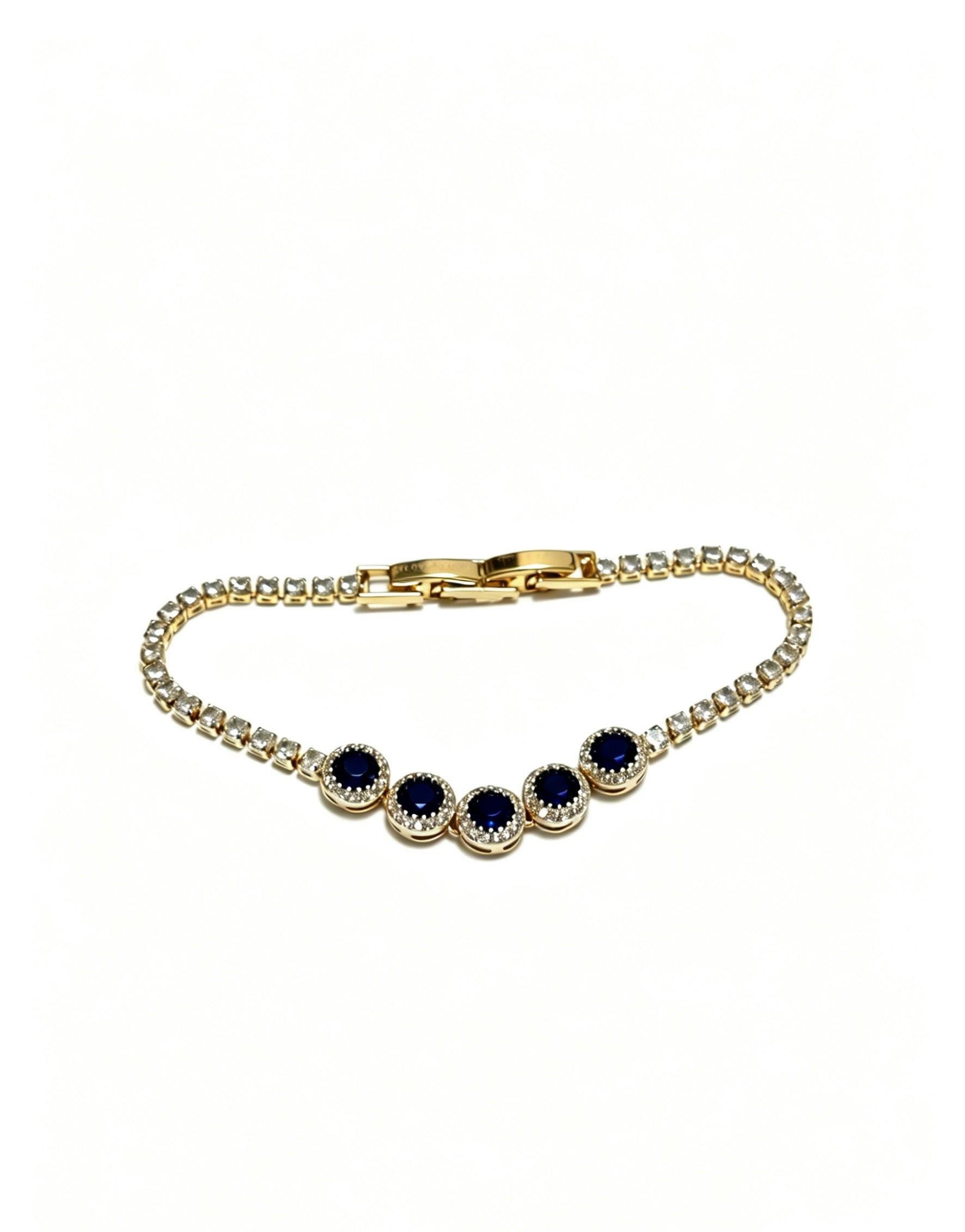 Vintage Authentic Gold-Tone Turn-Lock Bracelet