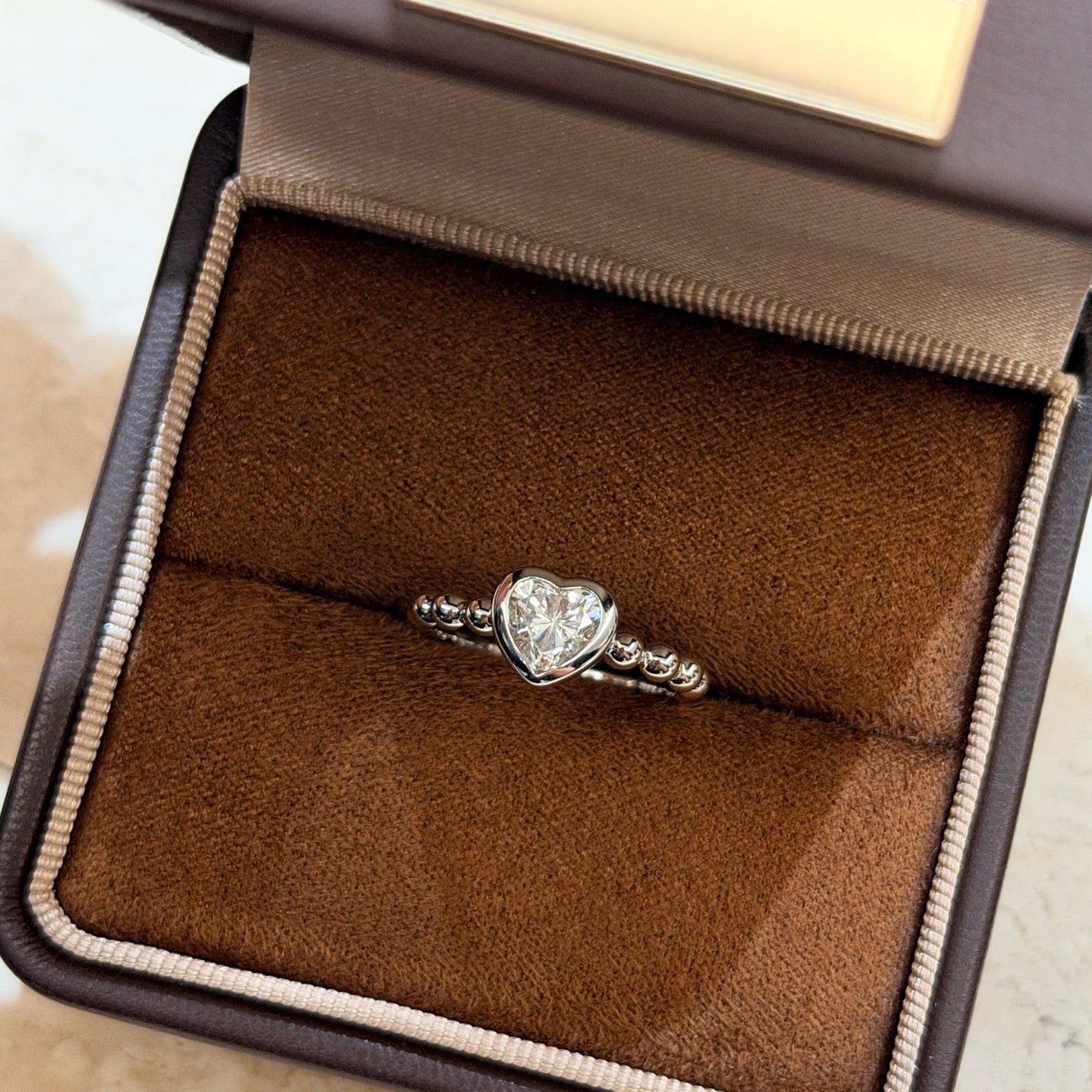 Vintage Authentic Gold-Tone Turn-Lock Ring