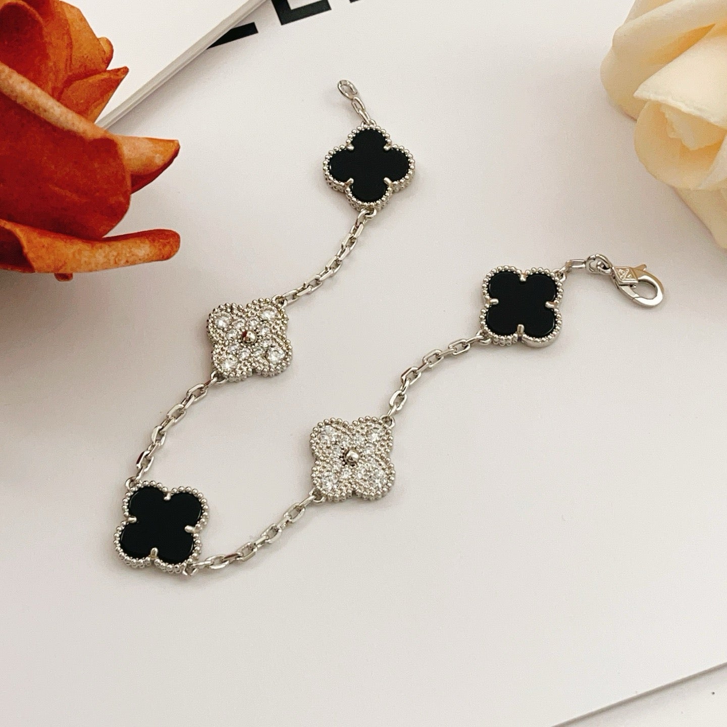 Vintage Authentic Gold-Tone Turn-Lock Bracelet