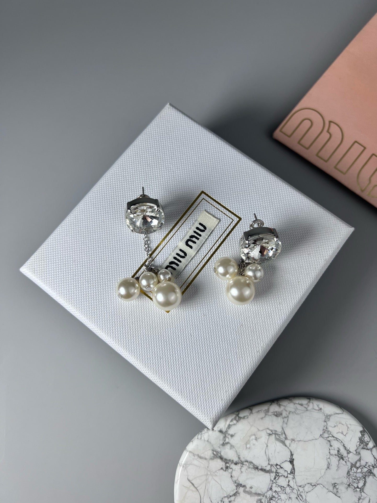 Vintage Authentic Gold-Tone Turn-Lock Earrings