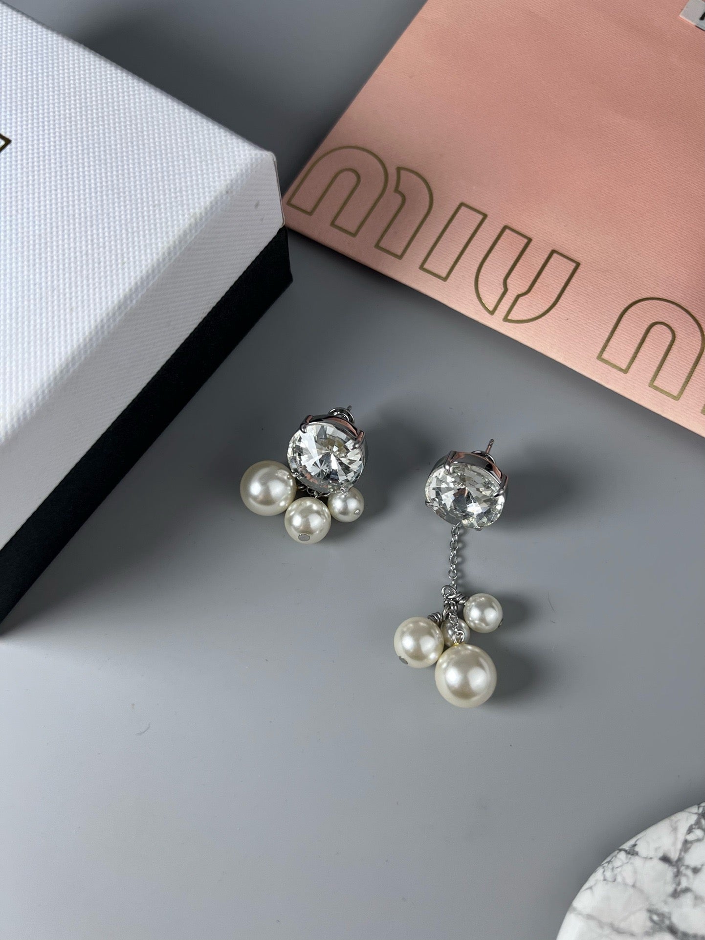 Vintage Authentic Gold-Tone Turn-Lock Earrings