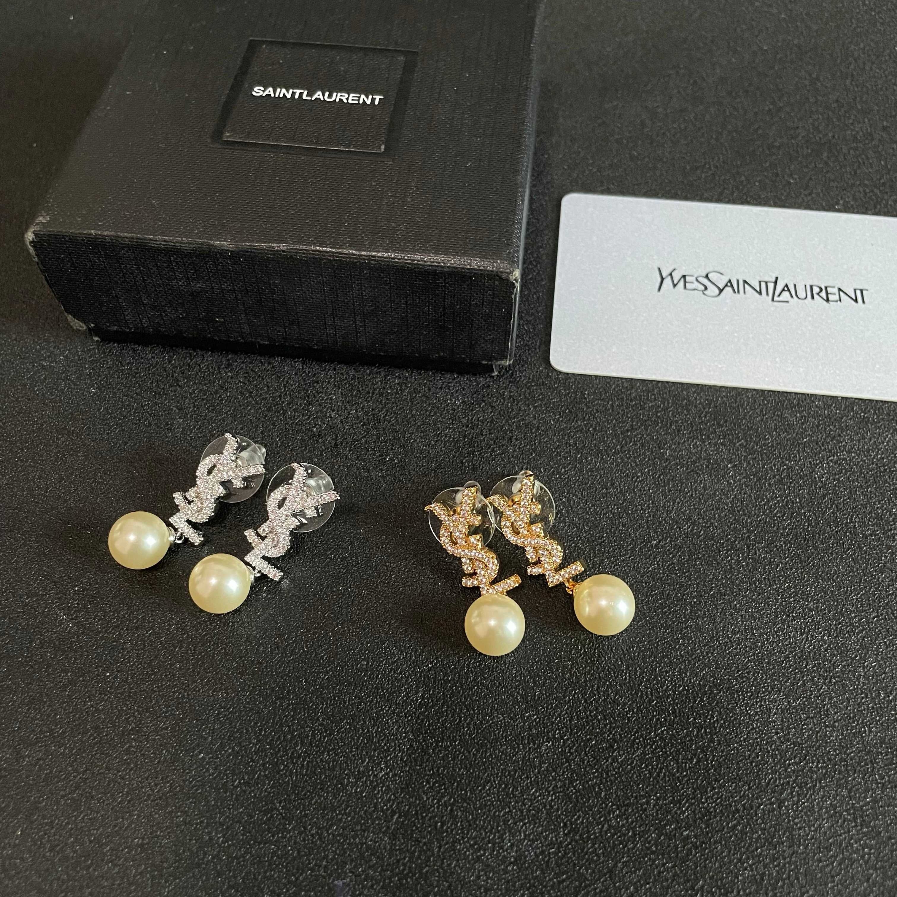 Vintage Authentic Gold-Tone Turn-Lock Earrings