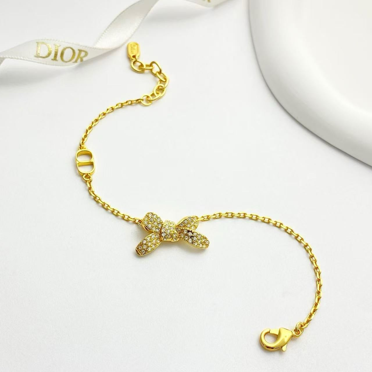Vintage Authentic Gold-Tone Turn-Lock Earrings