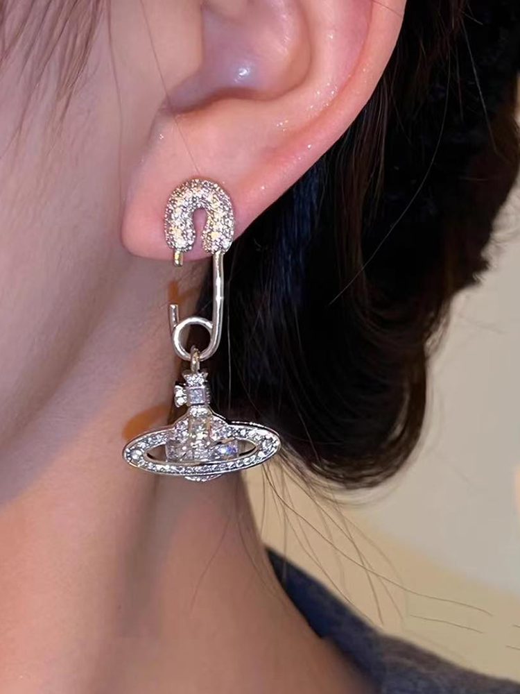 Large Stainless Steel Heart Hoop Earrings Dangle Silver Gold