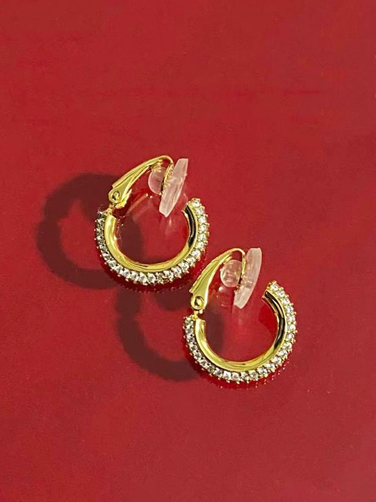 Small Hoop Clip-On Earrings (Gold & Silver) – Product Description
