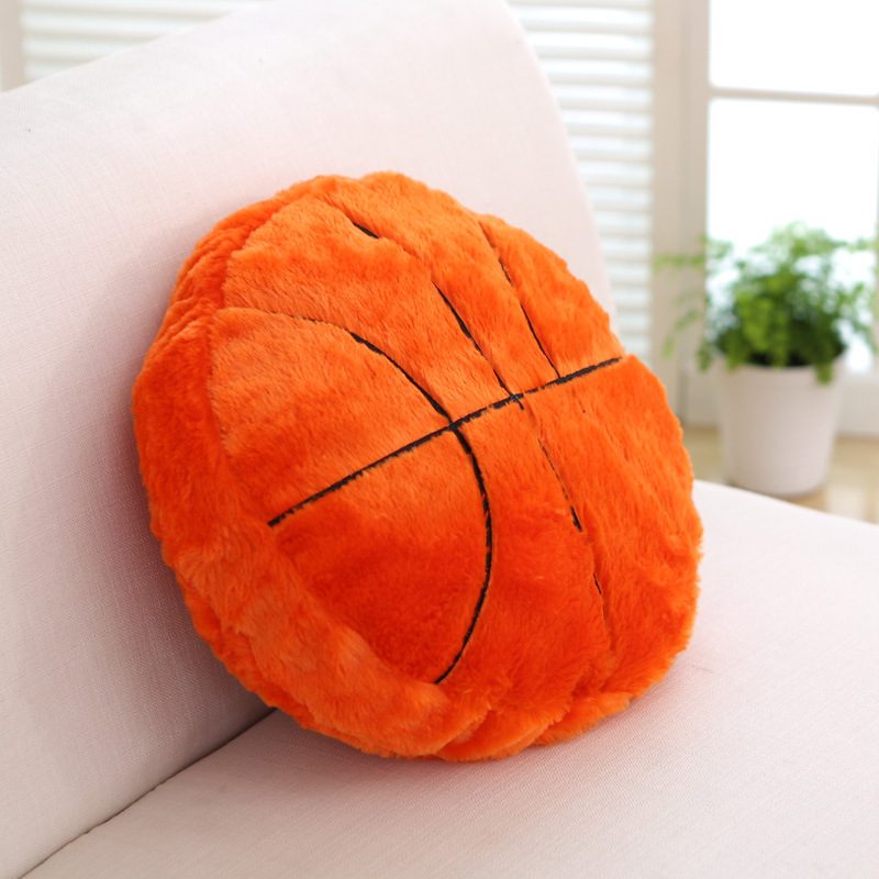 Sports Ball Plush Cushion & Toy Collection - Football, Soccer, Basketball, Baseball & Rugby Plush Pillows with PP Cotton Filling