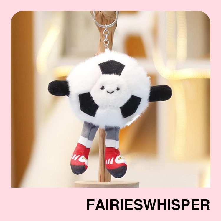 Sports Ball Plush Keychain – Football, Basketball, Rugby, Tennis & Boxing Glove Mini Plush Pendant, Souvenir Gift