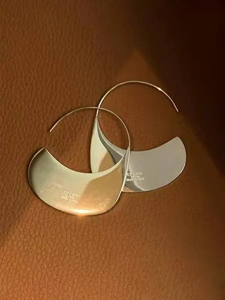 Stainless Steel Fashion Hoop Earrings Set Dangle