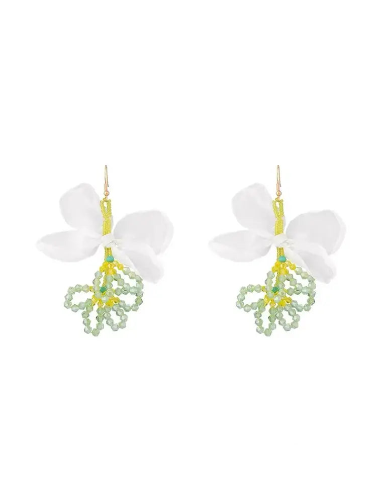 The Green Fairy Weaves earrings Women