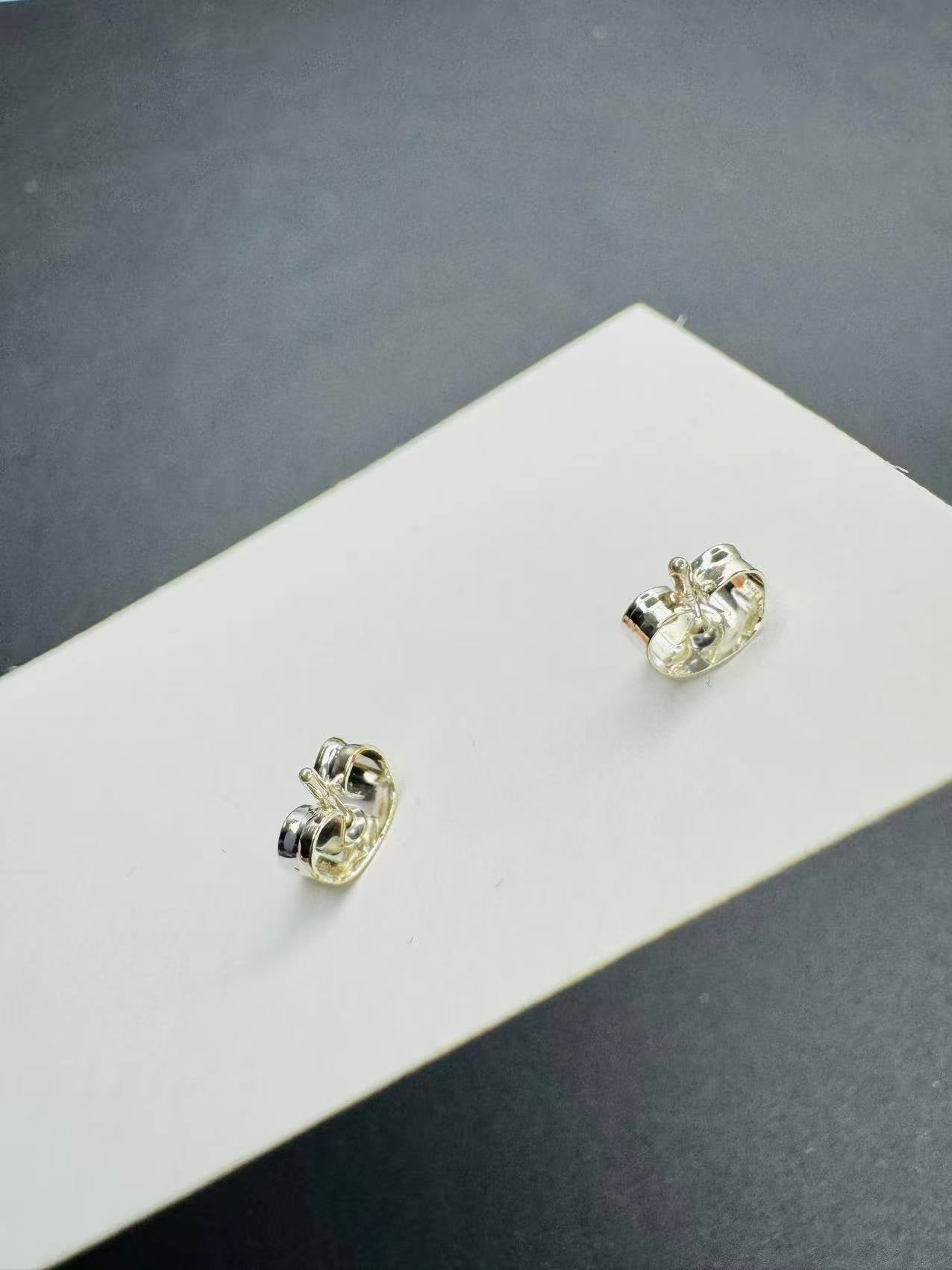 Red Studs Earrings For Lobe Piercing | Fairies Whisper