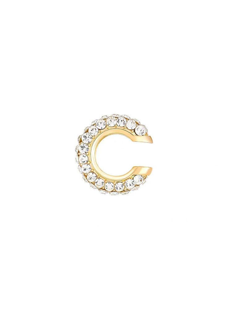 gold small elephant vintage ear clips / earrings (18K gold plated)